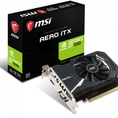 MSI GT 1030 AERO ITX 2G OCV1 GRAPHICS CARD