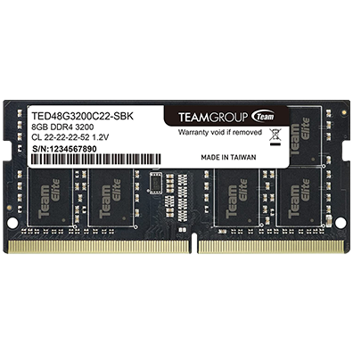 TEAM GROUP ELITE 3200MHz DDR4 8GB LAP RAM